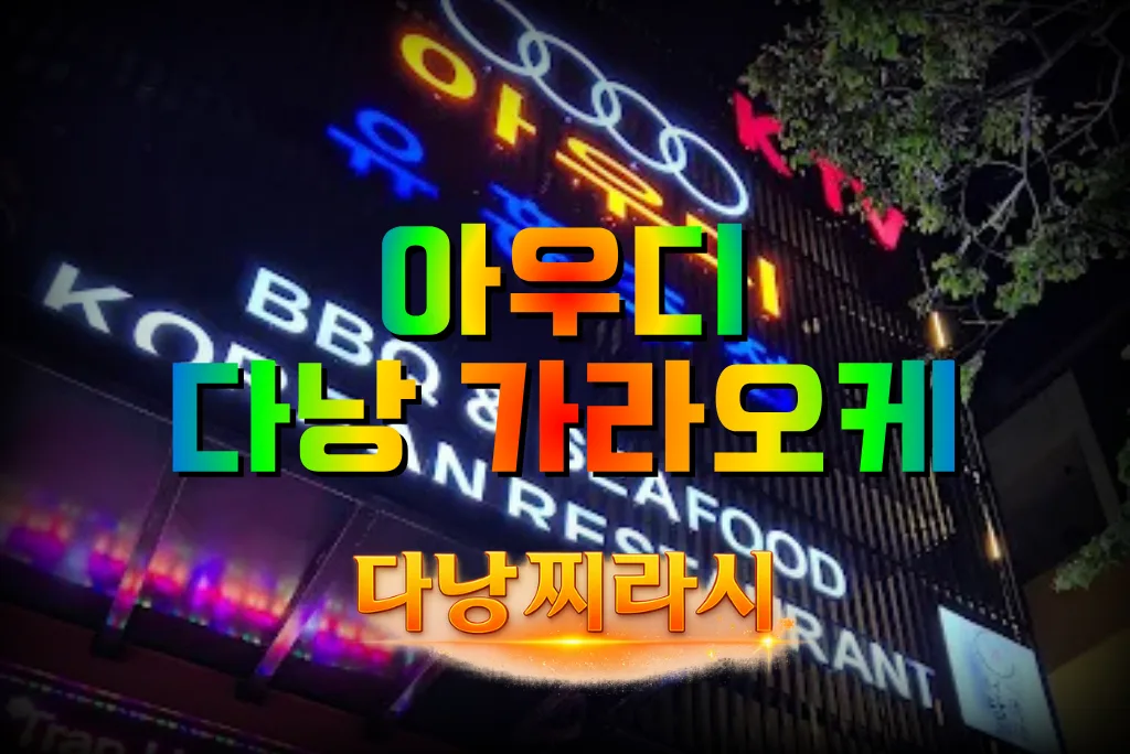 다낭 아우디 가라오케 건물 바깥 모습입니다.